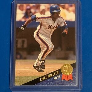 Chico Walker #149 1993 Leaf 1993 Leaf Baseball Trading Card